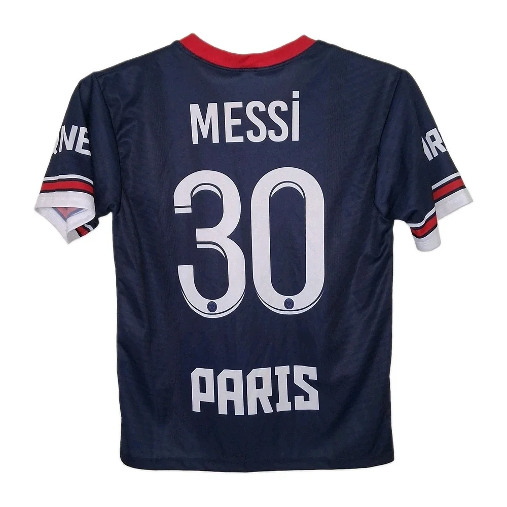 PSG  Paris Saint-Germain Lionel Messi #30 Soccer Jersey Navy Youth Large